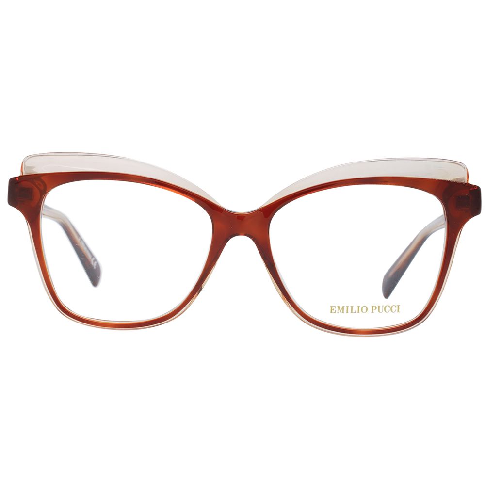 Emilio Pucci Brown Women Glasses Frame