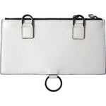 Dolce & Gabbana White Calfskin Leather Large Crossbody Card Holder Wallet BAG1384
