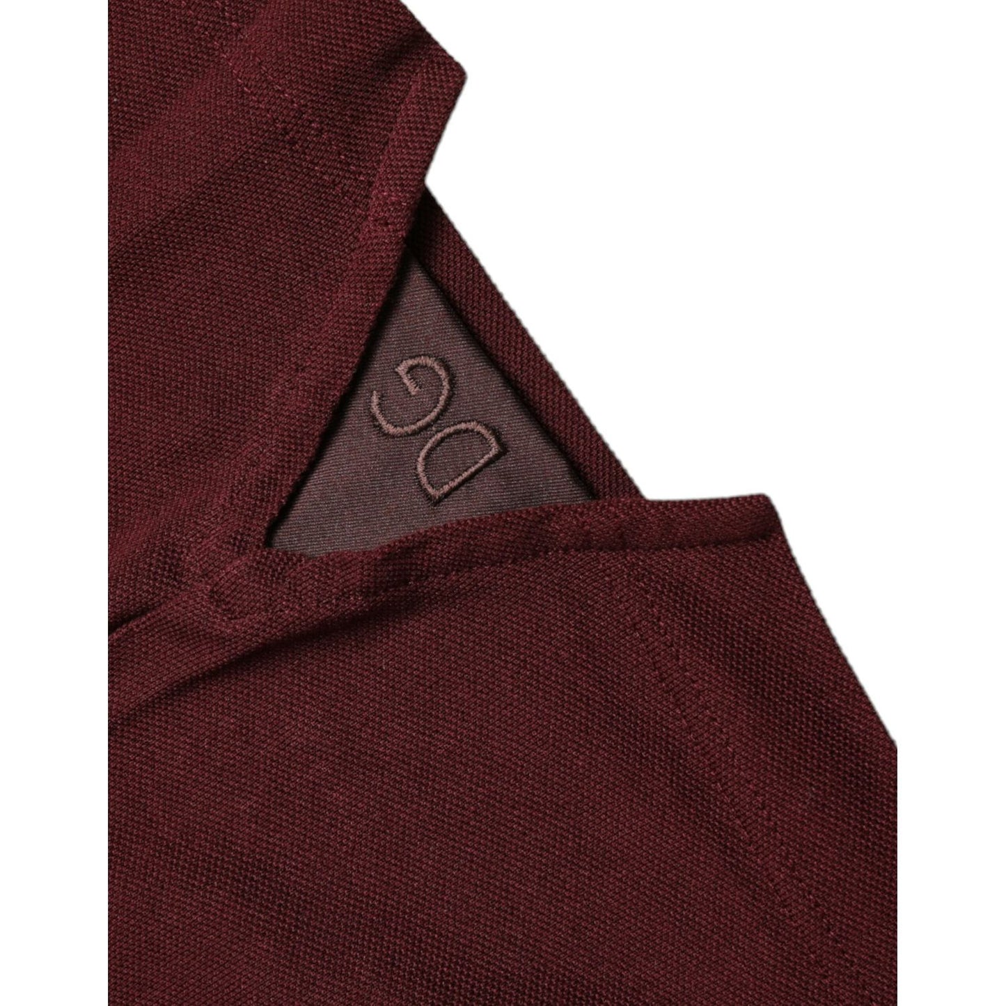 Dolce & Gabbana Maroon Collared Short Sleeves Polo T-shirt TSH84569-46