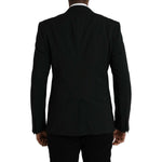 Dolce & Gabbana Blue MARTINI Shawl Single Breasted Blazer JKT4035-50