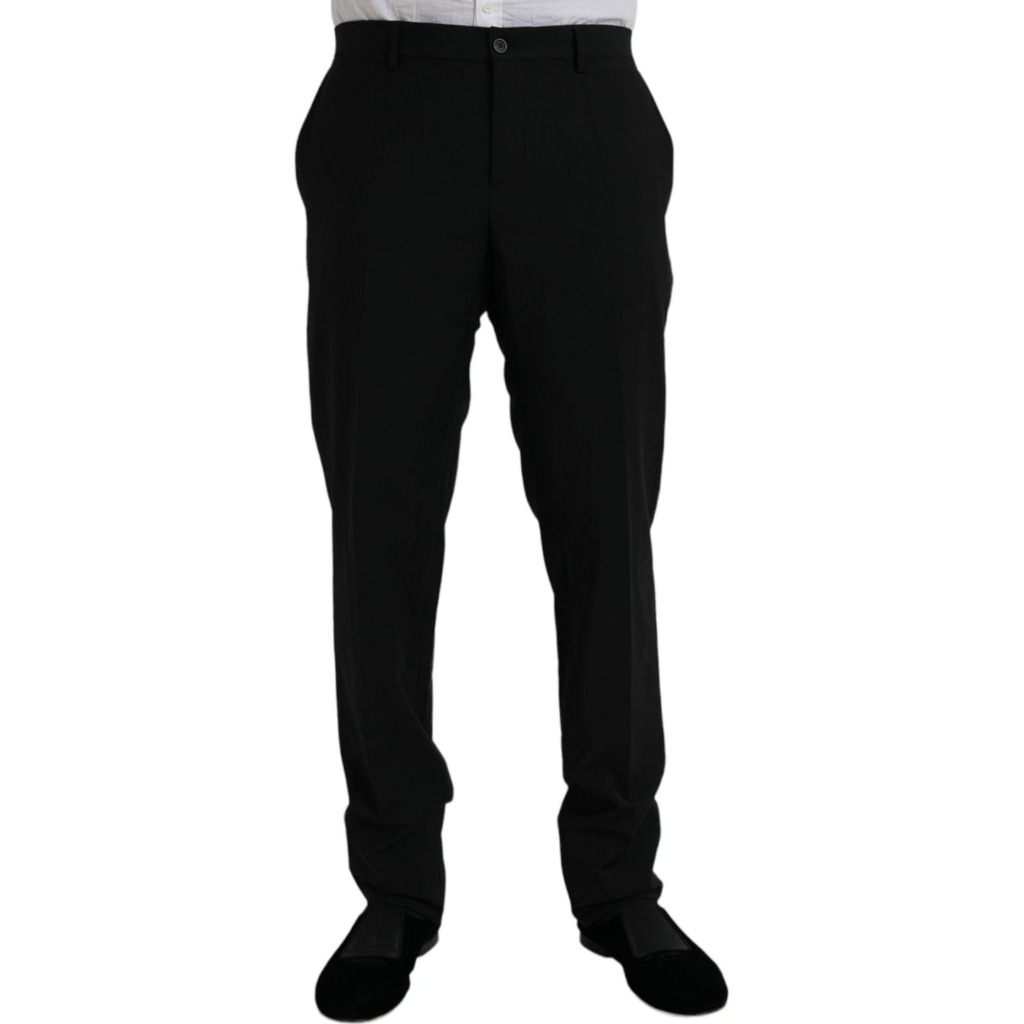 Dolce & Gabbana Black Polyester STAFF Formal 3 Piece Suit KOS2231-54