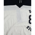 Dolce & Gabbana White Black SICILIA Henley Shirt Pullover Sweater TSH84665-44
