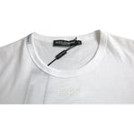 Dolce & Gabbana White Cotton Pocket Short Sleeves T-shirt TSH84611-48