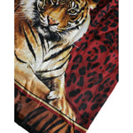 Dolce & Gabbana Multicolor Tiger Print Cotton Short Sleeves T-shirt TSH84618-44