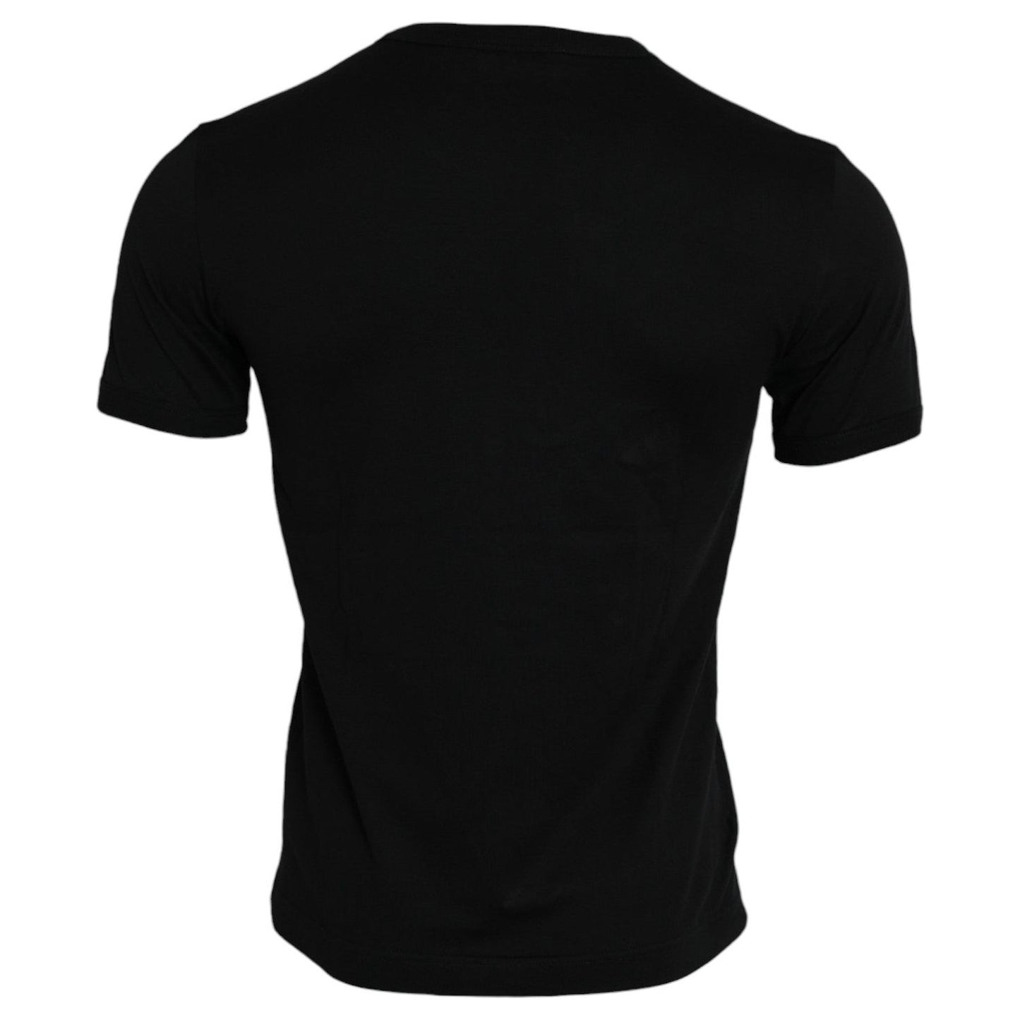 Dolce & Gabbana Black #DGFamily Cotton Crew Neck T-shirt TSH84620-46