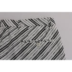 Dolce & Gabbana White Black Striped Casual Shorts SIG60404-6