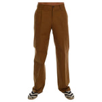 Dolce & Gabbana Brown Stretch Cotton Pants PAN60763-8