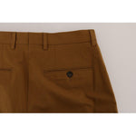 Dolce & Gabbana Brown Stretch Cotton Pants PAN60763-8