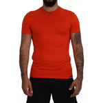 Dsquared² Orange Modal Short Sleeves Crewneck T-shirt TSH83508-48