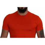 Dsquared² Orange Modal Short Sleeves Crewneck T-shirt TSH83508-48
