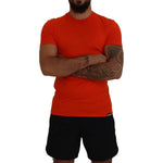 Dsquared² Orange Modal Short Sleeves Crewneck T-shirt TSH83508-48
