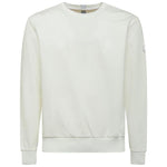 People Of Shibuya Chic White Tech Fabric Crewneck Sweater PE-12439-IT52 | XL