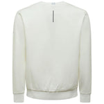 People Of Shibuya Chic White Tech Fabric Crewneck Sweater PE-12439-IT52 | XL