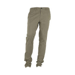 Made in Italy Chic Beige Cotton Blend Winter Pants MI-3379-IT44 | XS