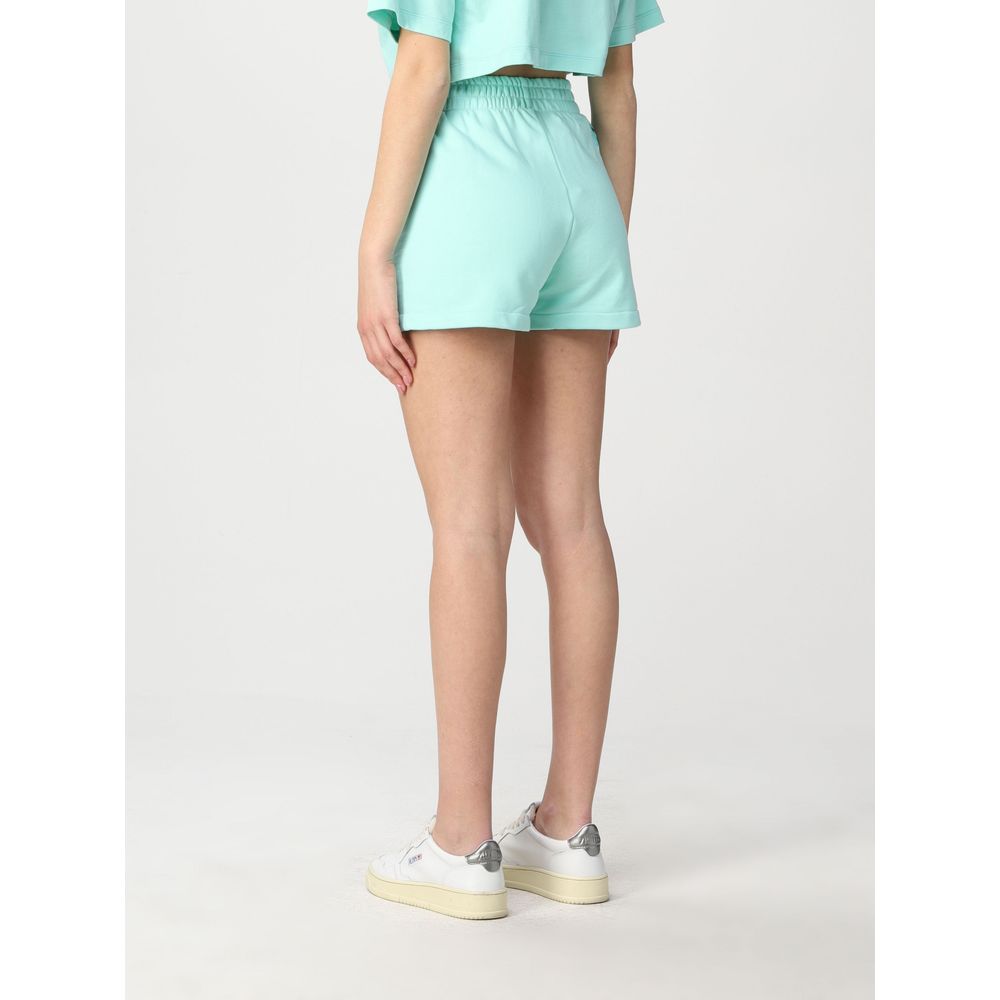 Pharmacy Industry Green Cotton Women Short Pharmacy Industry Light Gray