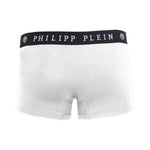 Philipp Plein White Cotton Men's Boxer PH-6424-L