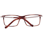 Hackett Brown Men Glasses Frame, full-rim acetate in brown with demo lenses, size 54-17-140, includes branded case.