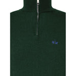 La Martina Green Wool Men Sweater LA-13106-XXL