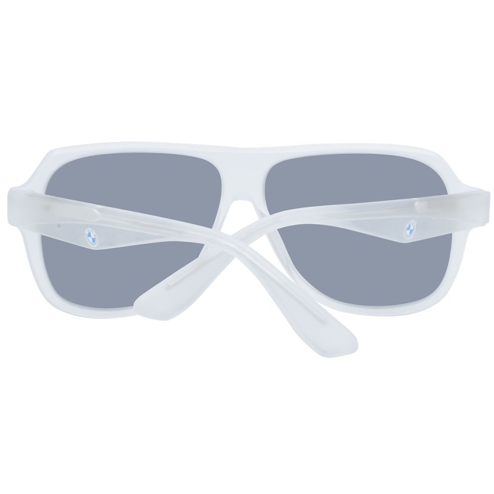 BMW White Men Sunglasses BMW Light Slate Gray