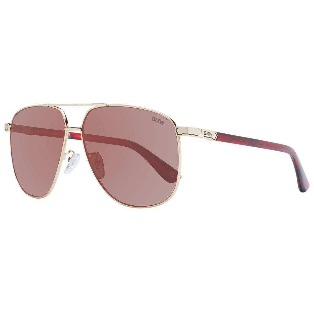 BMW Gold Men Sunglasses BMW Rosy Brown