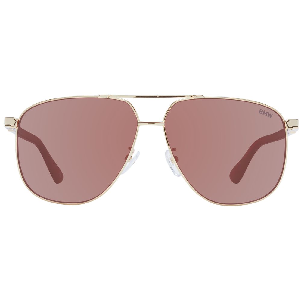 BMW Gold Men Sunglasses BMW Rosy Brown