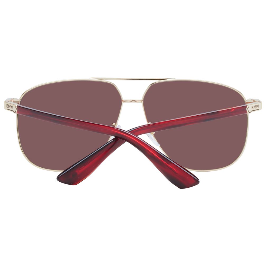BMW Gold Men Sunglasses BMW Dim Gray