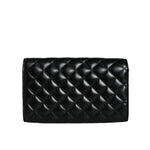 Versace Black Quilted Nappa Leather Crossbody Shoulder Bag