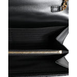 Versace Black Quilted Nappa Leather Crossbody Shoulder Bag