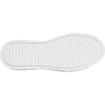 Dolce & Gabbana Pink White Canvas Logo Low Top Sneakers Shoes