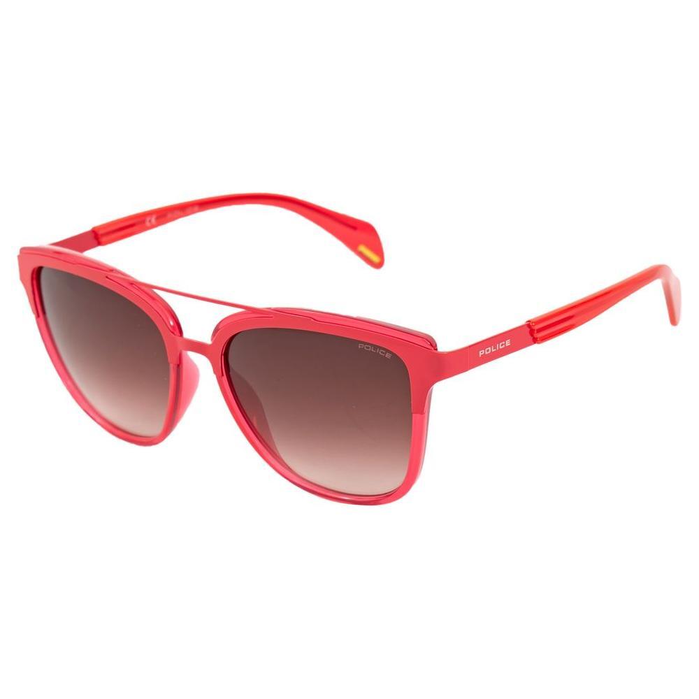 Police Orange Metal Sunglasses