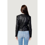 Armani Exchange Black Polyester Jackets & Coat AR-10427100009-IT38|XS