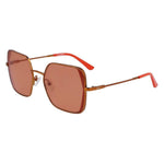 Karl Lagerfeld Orange Metal Sunglasses