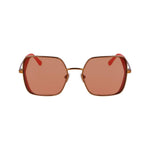 Karl Lagerfeld Orange Metal Sunglasses