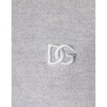 Dolce & Gabbana Light Gray Wool Crew Neck Pullover Sweater