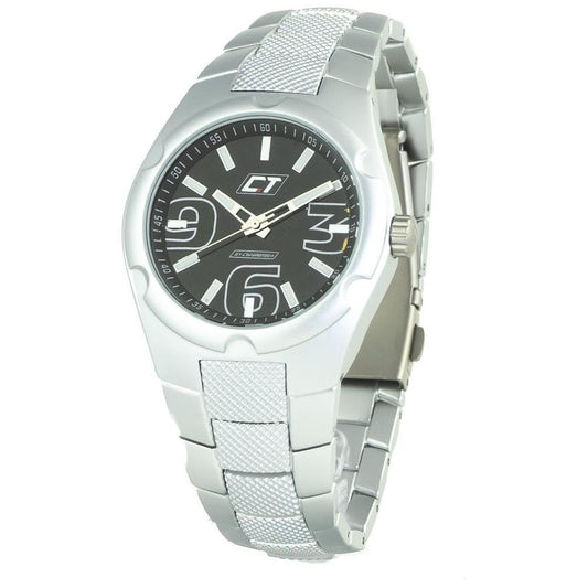 Chronotech Silver Stainless Steel Watch