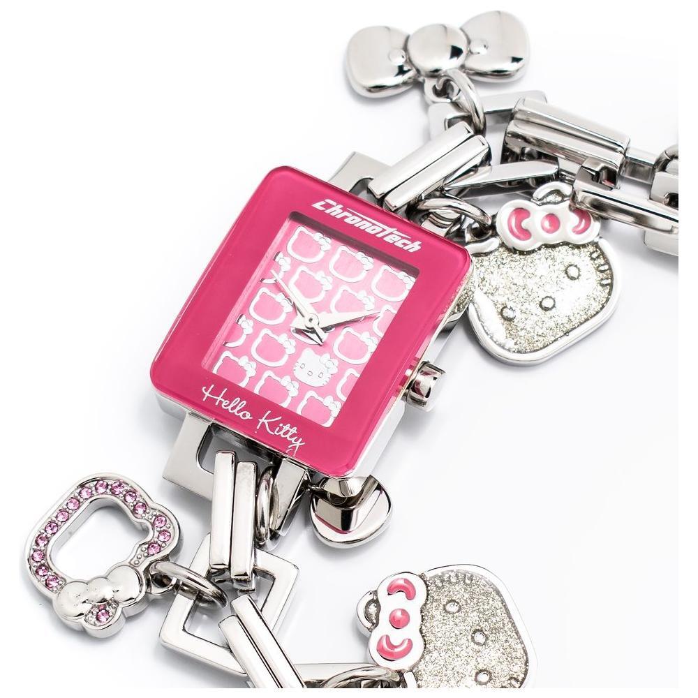 Chronotech Silver Stainless Steel Watch