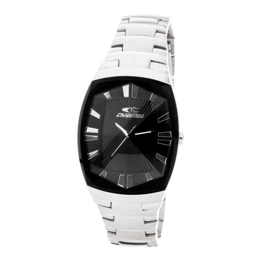 Chronotech Silver Stainless Steel Watch