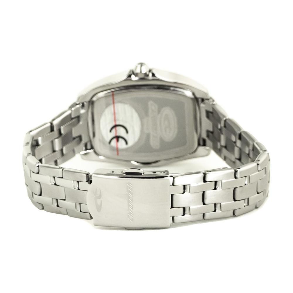Chronotech Silver Stainless Steel Watch