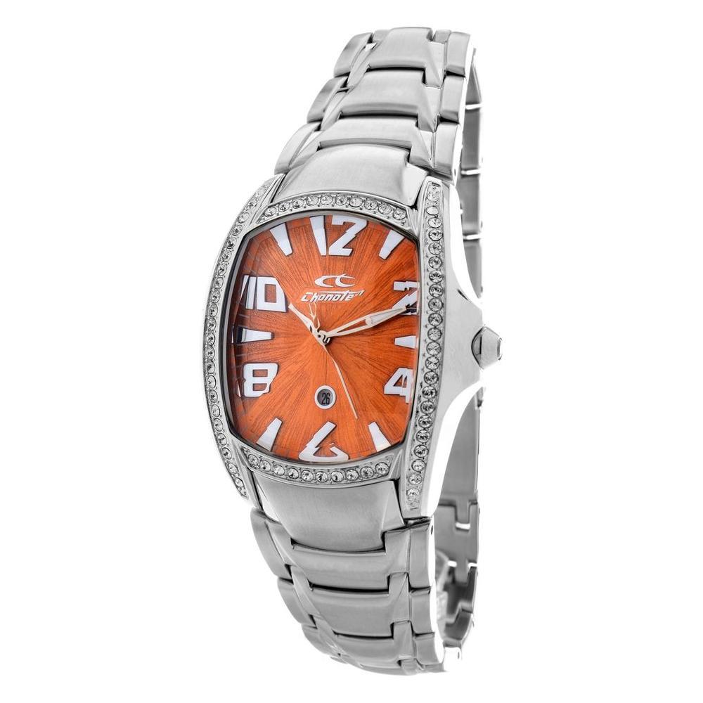 Chronotech Silver Stainless Steel Watch