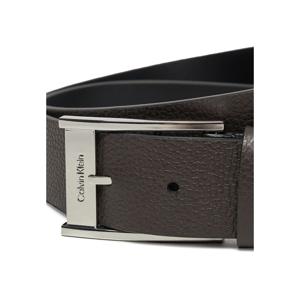 Calvin Klein Brown Leather Belt Calvin Klein Dark Slate Gray