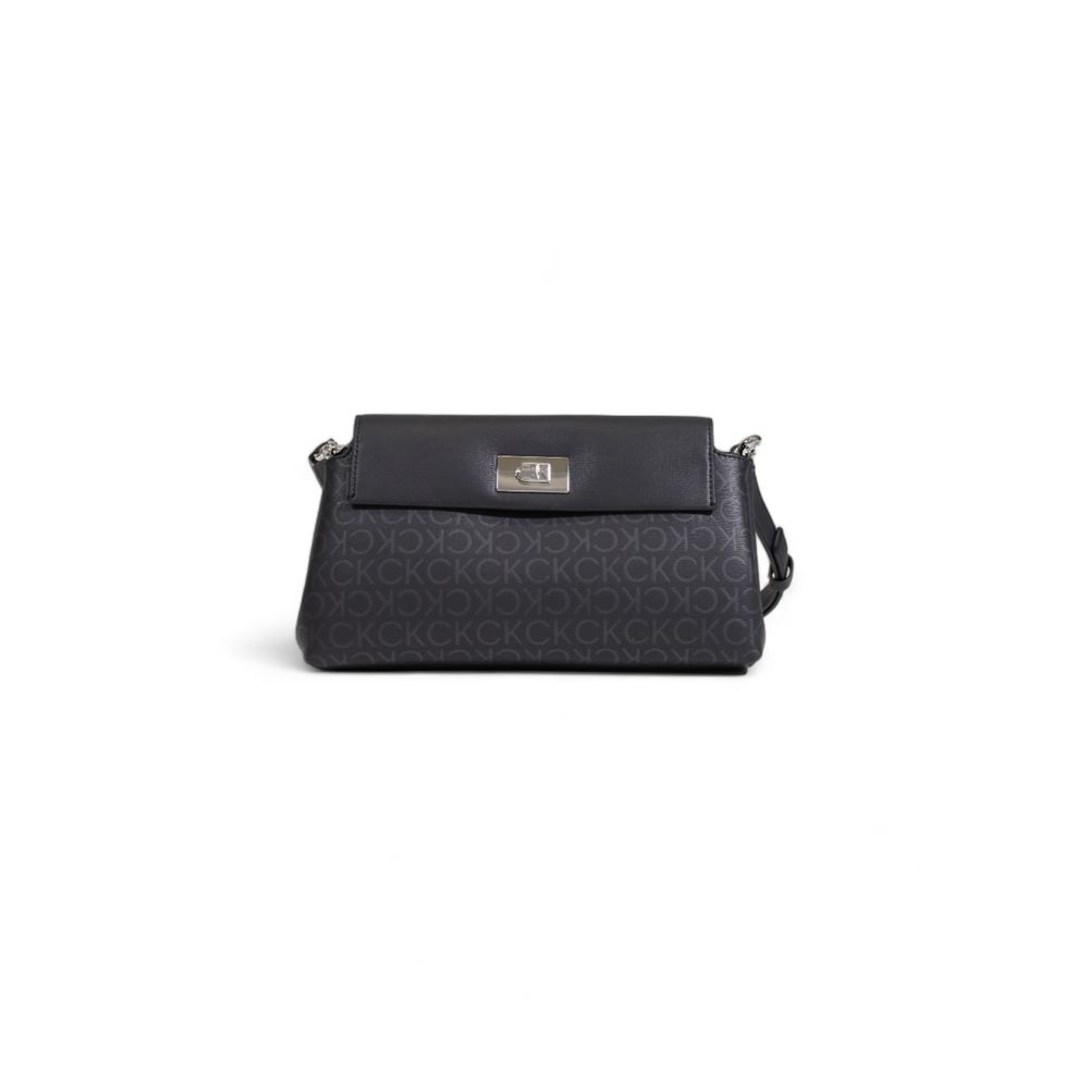 Calvin Klein Black Recycled Polyester Handbag Calvin Klein Dark Slate Gray