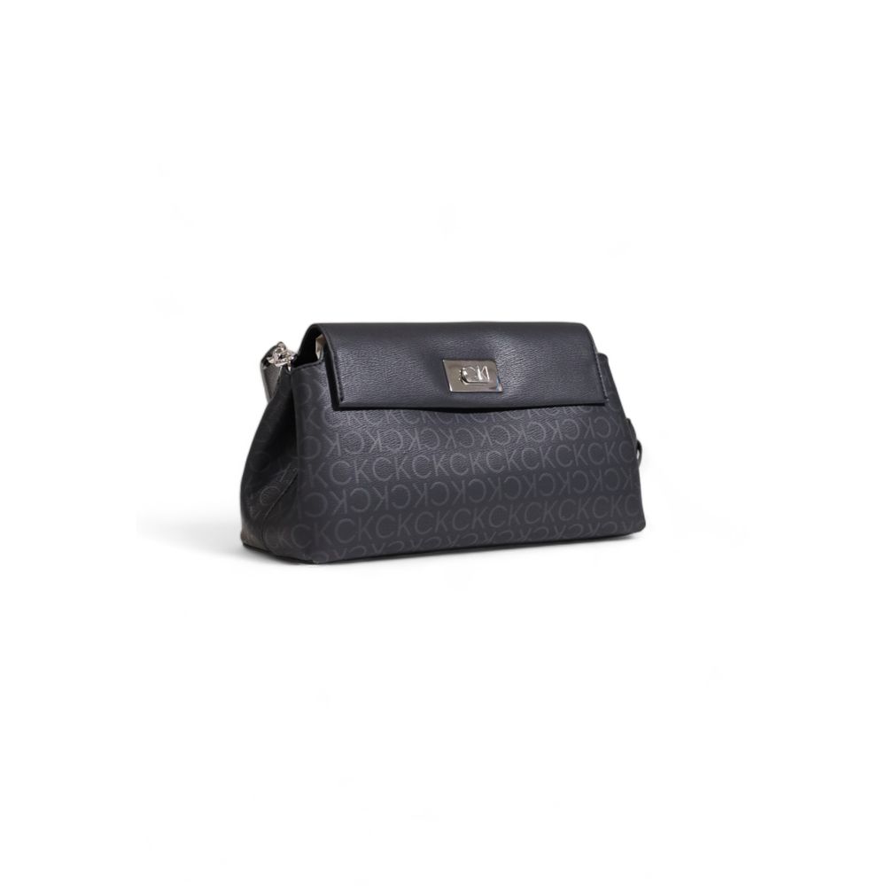 Calvin Klein Black Recycled Polyester Handbag Calvin Klein Dark Slate Gray