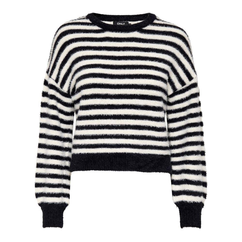 Only Black And White Marabou Sportswear ON-9121702438-IT42|M