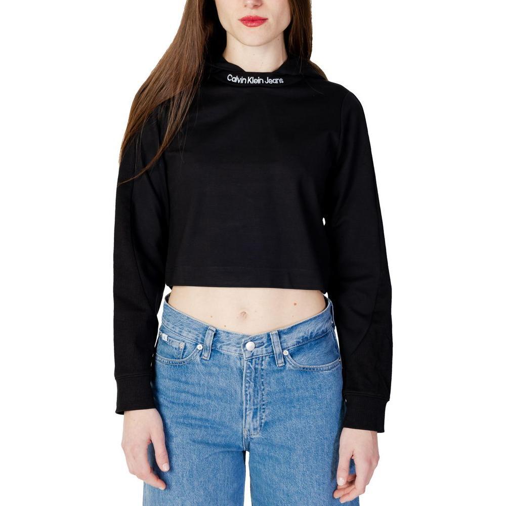 Calvin Klein Jeans Black Viscose Long Sleeve CA-10145800009-XL