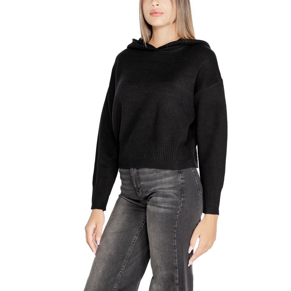 Vero Moda Black Viscose Tops & T-Shirt Vero Moda Dark Slate Gray