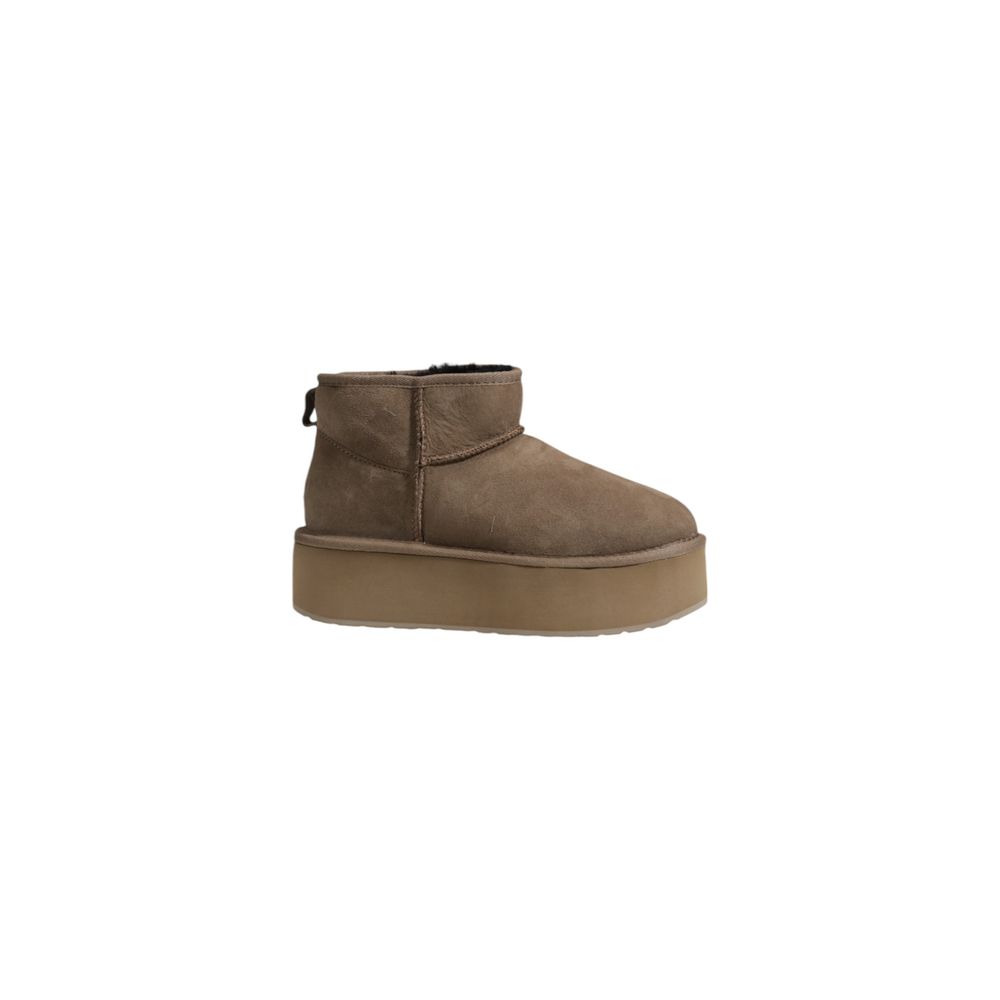 EMU Australia Gray Leather Boot EMU Australia Dim Gray