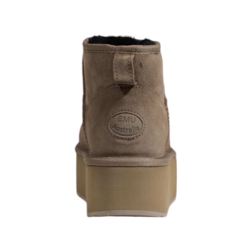 EMU Australia Gray Leather Boot EMU Australia Dim Gray
