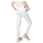 Blauer White Cotton Pant