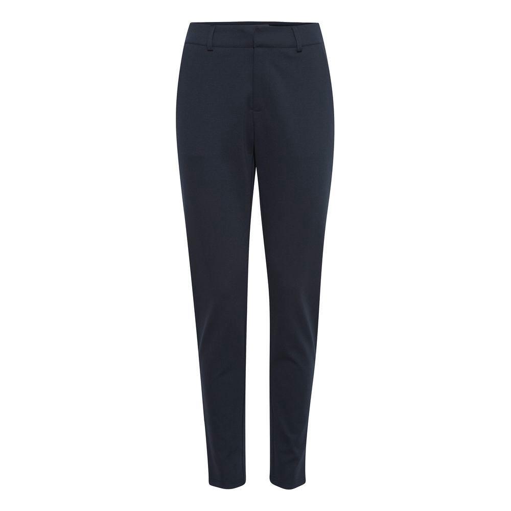 ICHI Blue Recycled Polyester Pant IC-13339700010-IT40|S