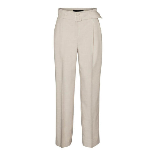 Vero Moda Gray Polyester Pant